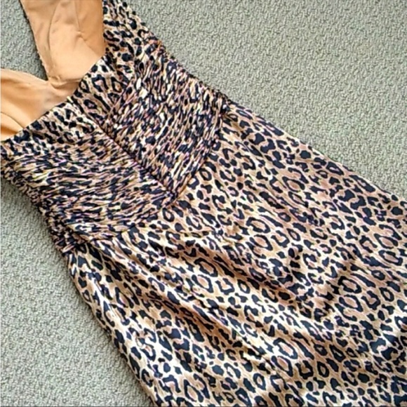Tony Bowls animal print evening gown sz 10 New - Picture 10 of 12